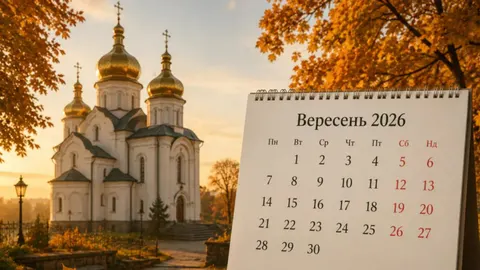 Церковний календар на вересень 2026: Різдво Богородиці та Воздвиження Хреста