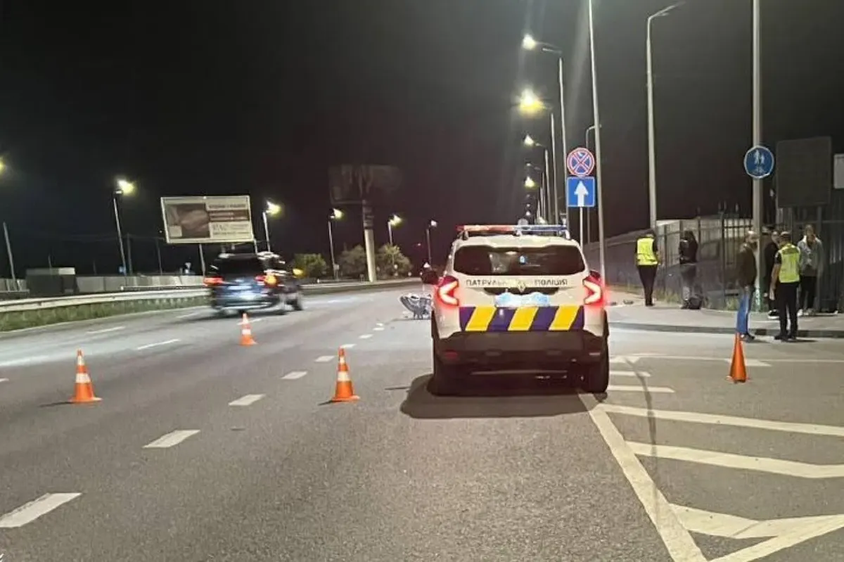 На Кільцевій дорозі в Києві загинула 24-річна мотоциклістка