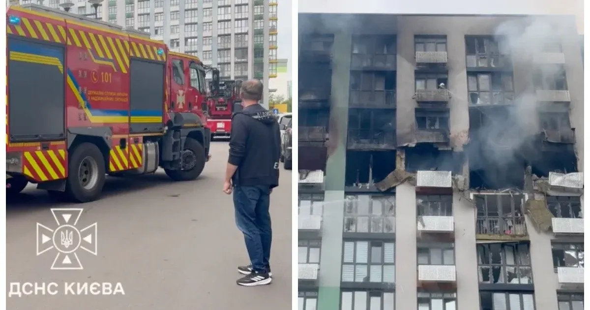 У Києві запарковані авто завадили рятувальникам дістатися до місця удару РФ