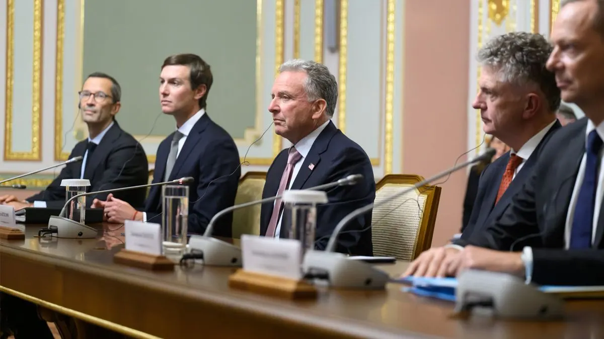 Візит Віткоффа і Кушнера до Києва: нові ідеї для миру, але терміни не називають