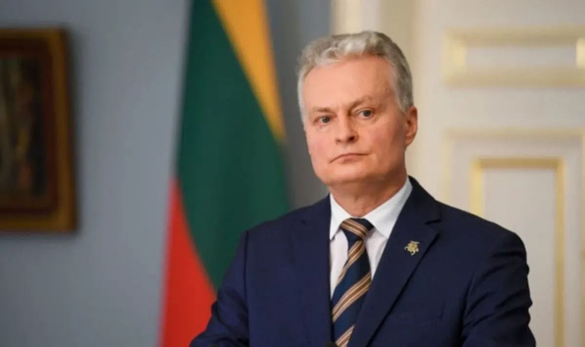 Науседа у Києві: Литва посилюватиме тиск на Росію