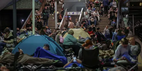 Понад 56 тисяч людей укривалися в метро Києва під час масованої атаки