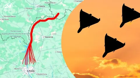 Чому реактивні «Шахеди» летять на Київ через Білорусь: версія радника