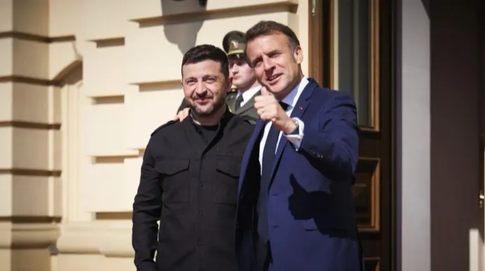 Макрон засудив нічний удар Росії по Києву та пообіцяв нові санкції