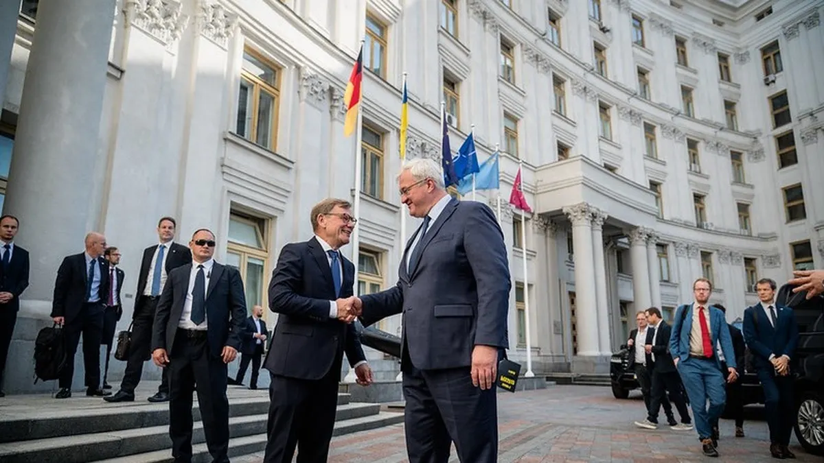 Німеччина не зменшить підтримку України — голова МЗС Вадефуль у Києві