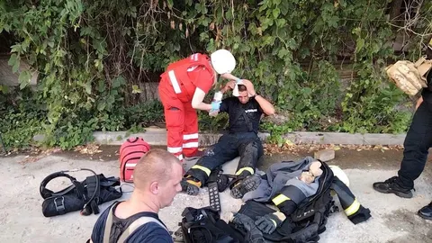 У Харкові волонтери УЧХ допомагали після удару по складах видавництва «Ранок»