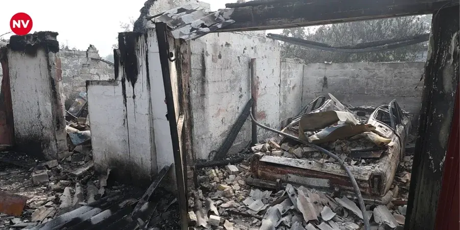 Військовий врятував родину з палаючого села Мила на Київщині