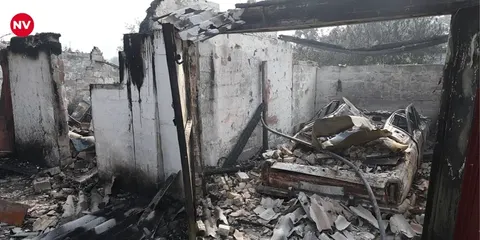 Військовий врятував родину з палаючого села Мила на Київщині