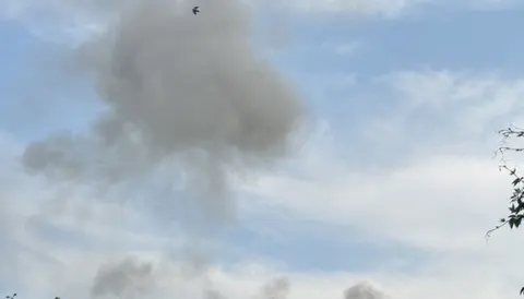 У Бориспільському районі гасять пожежу після нічної атаки РФ