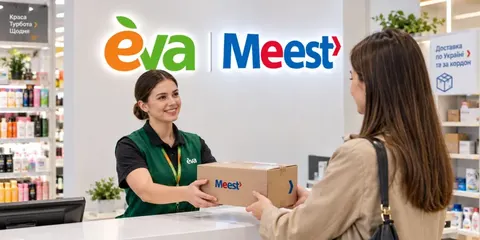 EVA та Meest Пошта відкрили у Києві спільну точку видачі й торгівлі