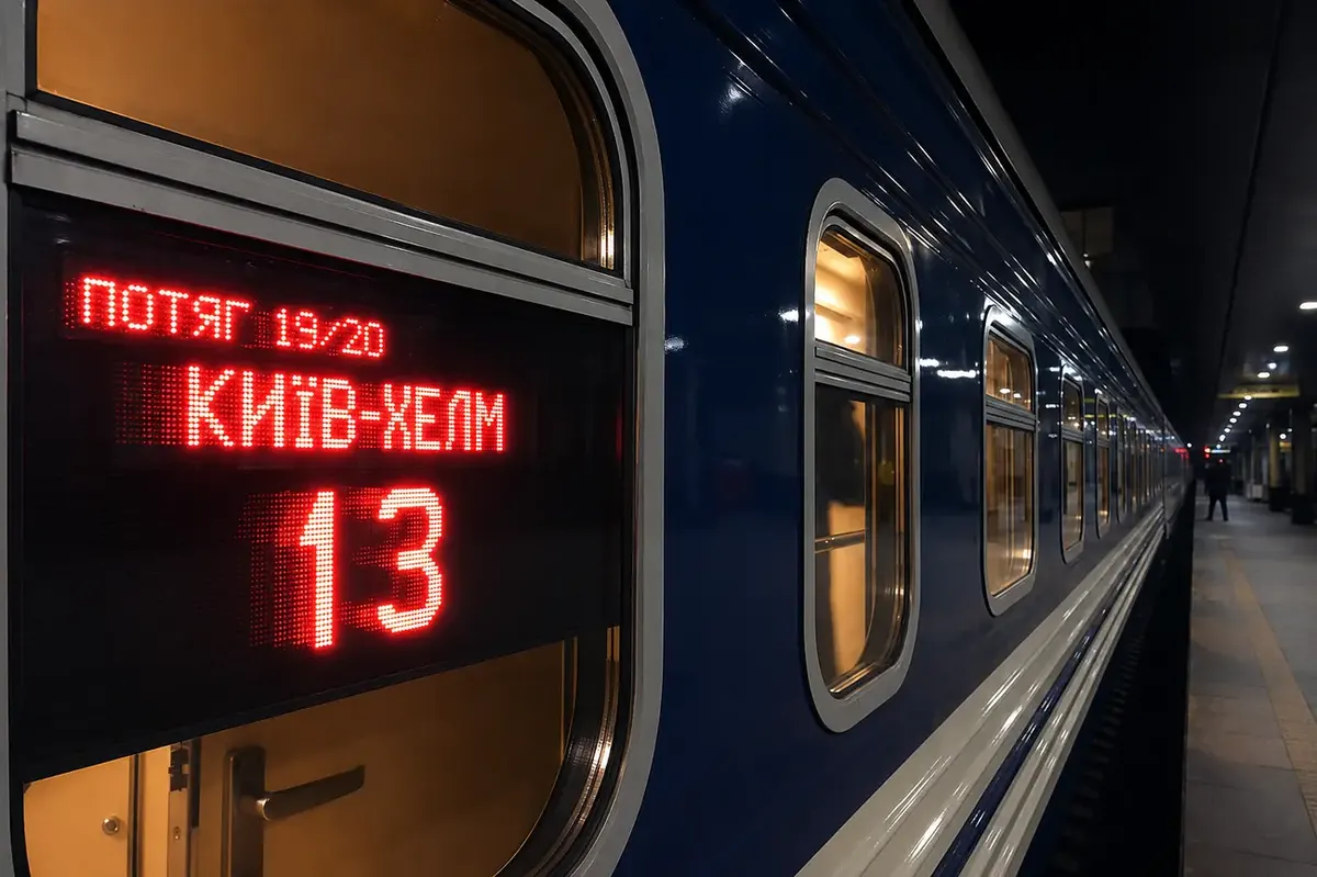 «Укрзалізниця» посилила рейс Холм – Київ новими вагонами з потужними батареями