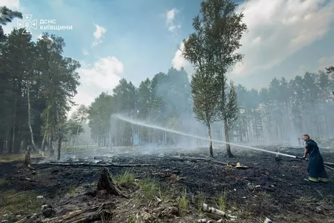 На Київщині 25 серпня оголошено надзвичайний рівень пожежної небезпеки