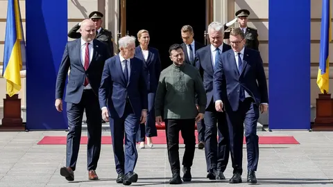 До Києва прибули європейські лідери напередодні Дня Незалежності