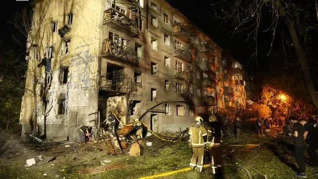 Ракетна атака на Київ: загинув 22-річний патрульний, є жертви серед мирних