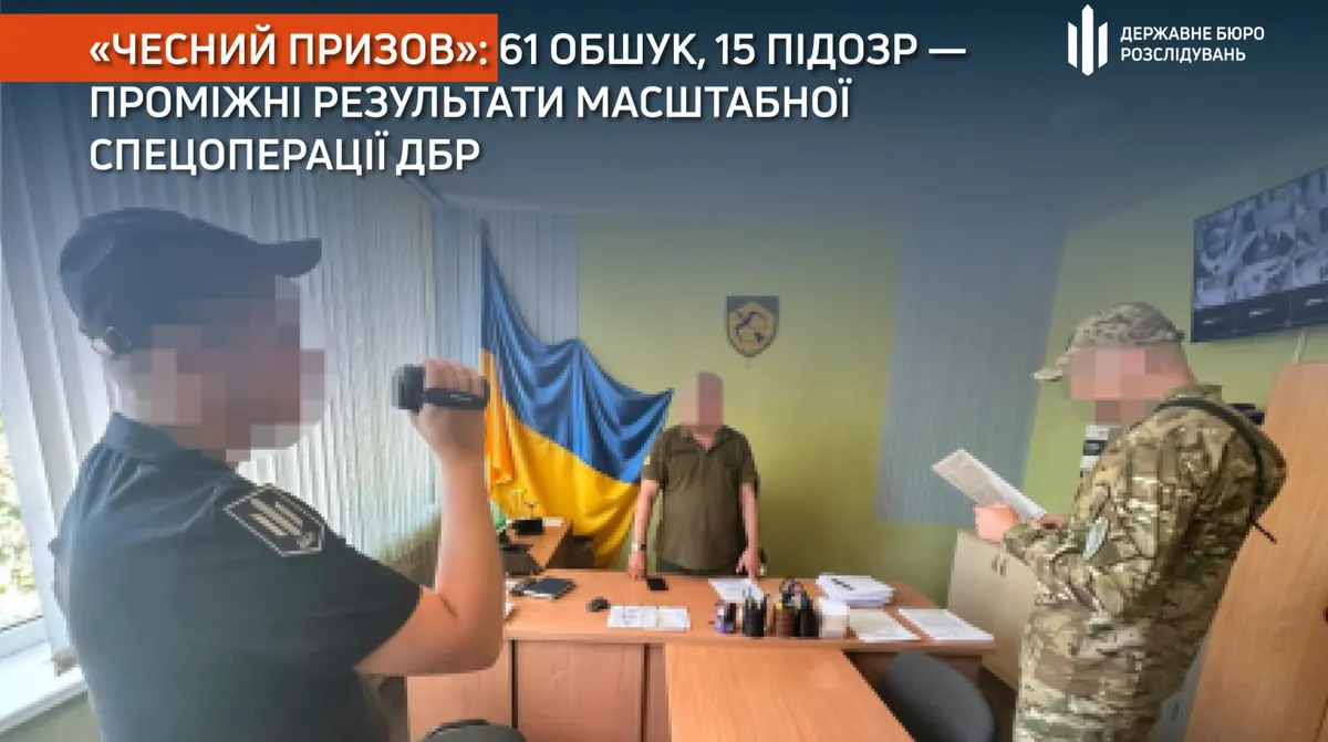 Перевірка ТЦК: 61 обшук та 15 підозр за тиждень операції «Чесний призов»
