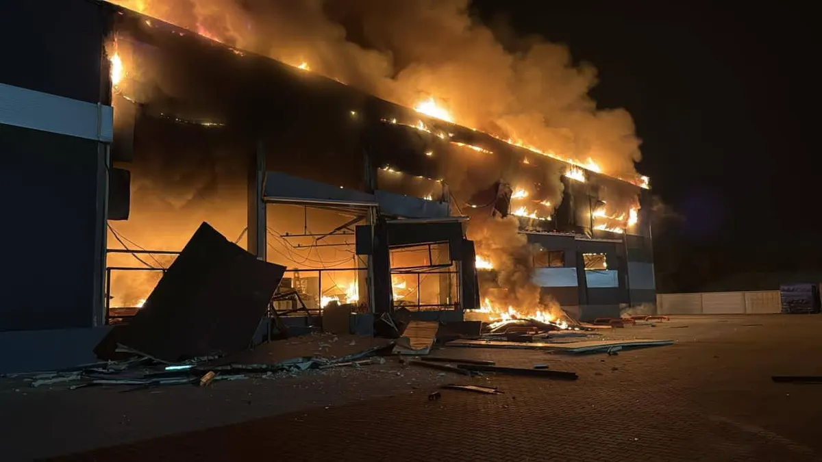 Удар по складах на Софіївській Борщагівці: що відомо про наслідки