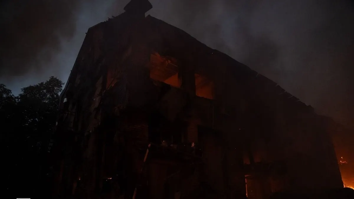 Атака на Київ: двоє загиблих, 10 постраждалих, триває ліквідація наслідків