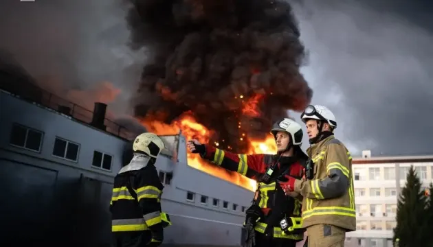 У Києві внаслідок атаки дронів згорів склад з реквізитом «Кварталу 95»