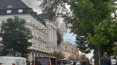 Удар по центру Києва: постраждала будівля біля Софії Київської