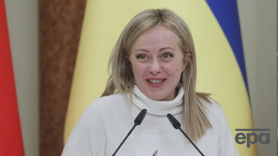 Мелоні: підтримка України — це захист інтересів Італії, а не поступка Києву