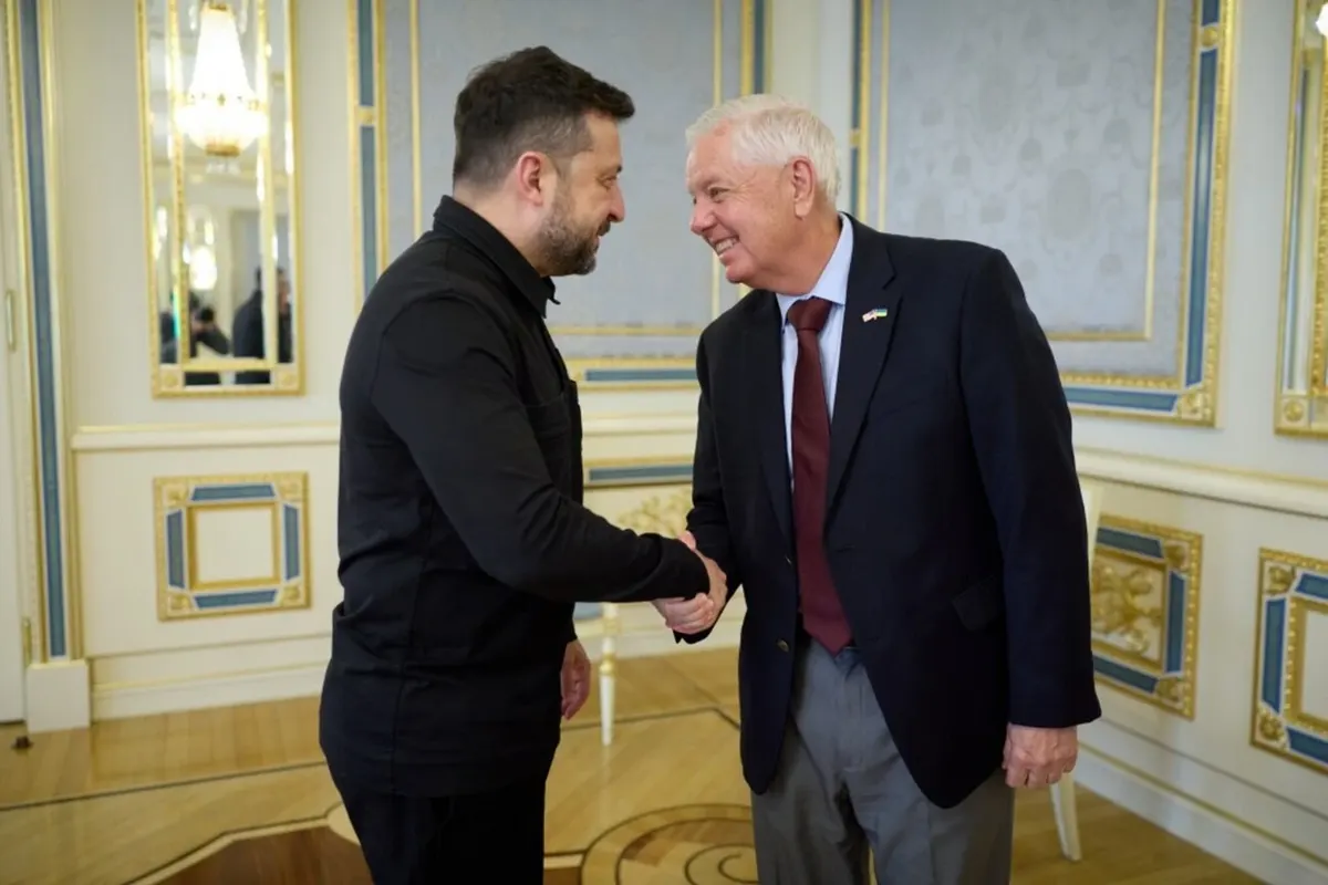 Зеленський у Вашингтоні вшанував пам'ять сенатора Грема