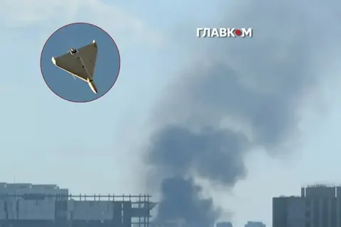 Атака на Київ: влучання в резервуари з пальним на Оболоні, одна людина постражда