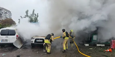 На Житомирщині російські удари пошкодили дві АЗС поблизу Звягеля