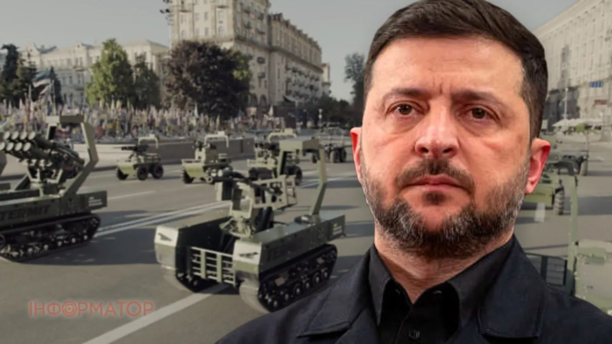 Партнери прийняли парад дронів у Києві за AI — Зеленський
