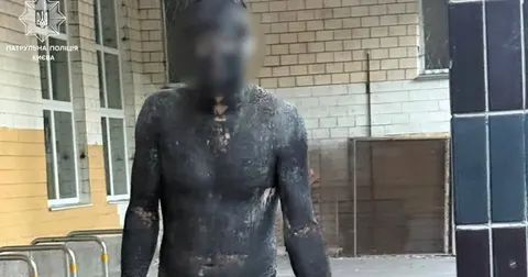 У Києві чоловік вимазався смолою, щоб пограбувати магазин