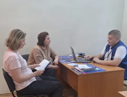 Хаб для переселенців із Добропілля у Києві працює за новою адресою