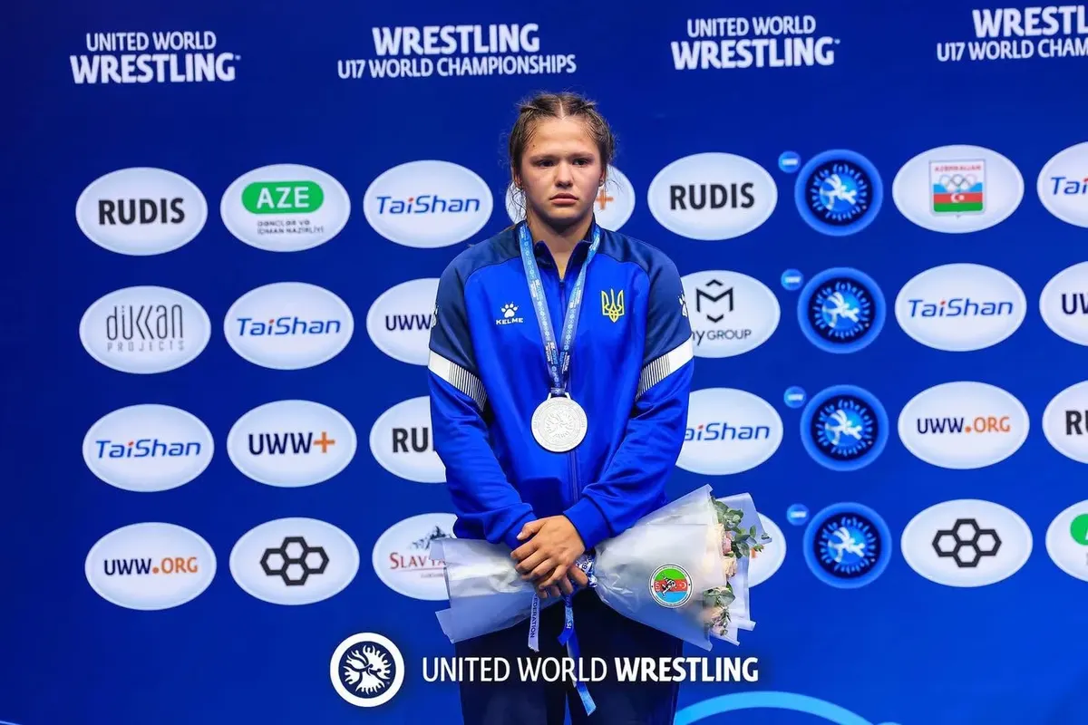 Соломія Петрів зі Львівщини — віцечемпіонка світу U-17 з вільної боротьби