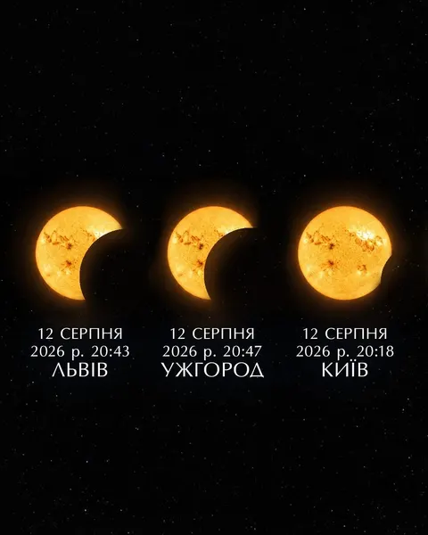 12 серпня: сонячне затемнення, Персеїди та парад планет — що побачать миколаївці