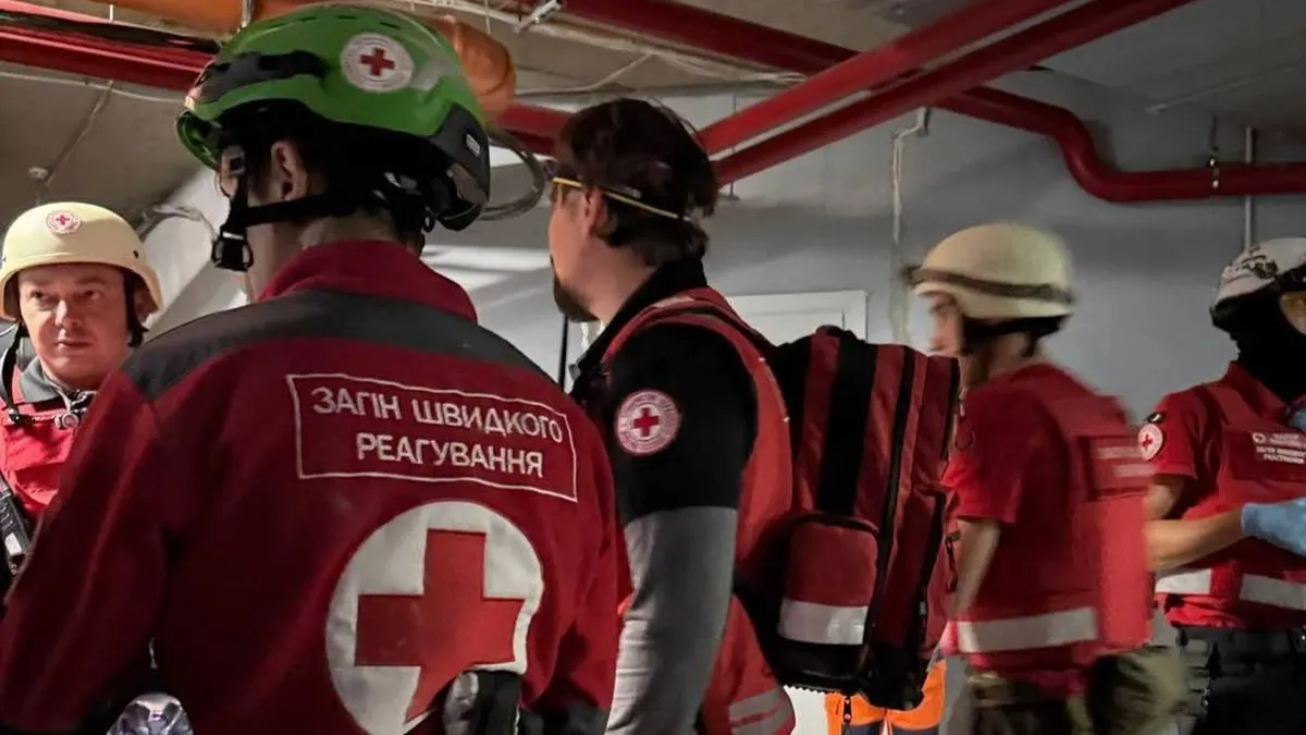 Червоний Хрест допоміг постраждалим у Києві та Одесі після нічних атак
