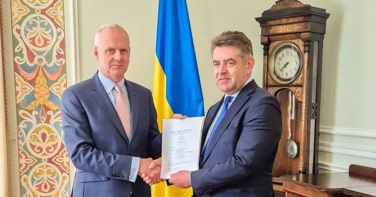 Новий посол Німеччини Борис Руґе розпочав роботу в Києві