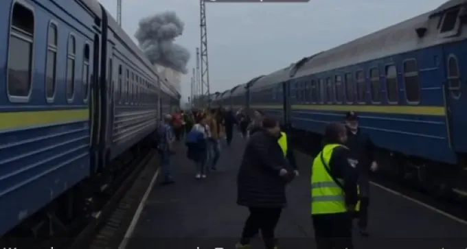 На Волині російський дрон влучив у локомотив потяга «Київ – Варшава»