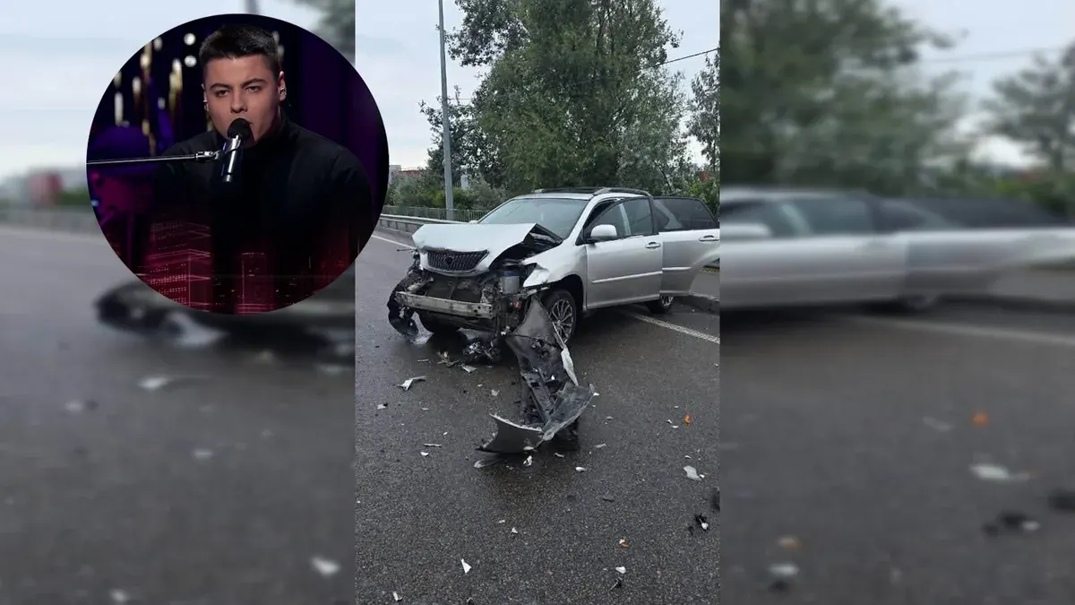 Співак Shumei потрапив у ДТП у Києві: подробиці аварії