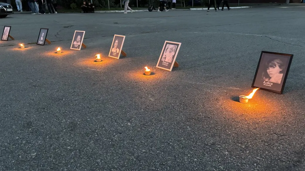 В Олександрії вшанували пам'ять дітей, які загинули через війну