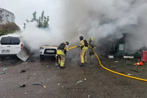 На Житомирщині російський удар поцілив в автозаправний комплекс біля Звягеля