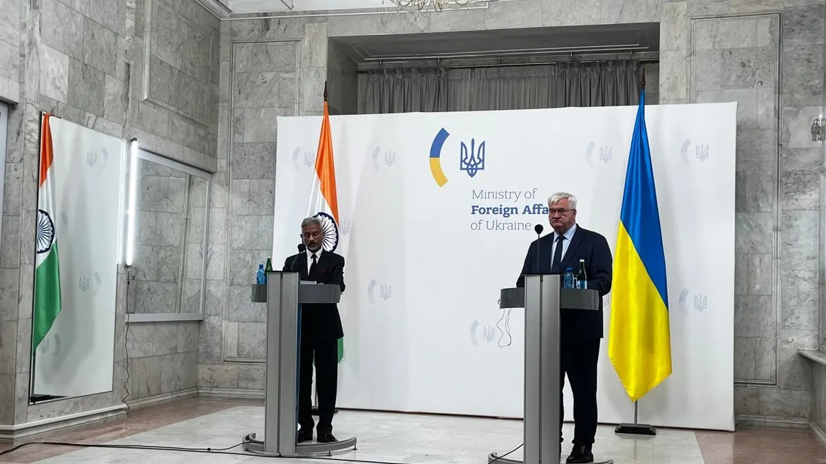 Глава МЗС Індії: війну в Україні завершать переговори, а не ембарго на нафту