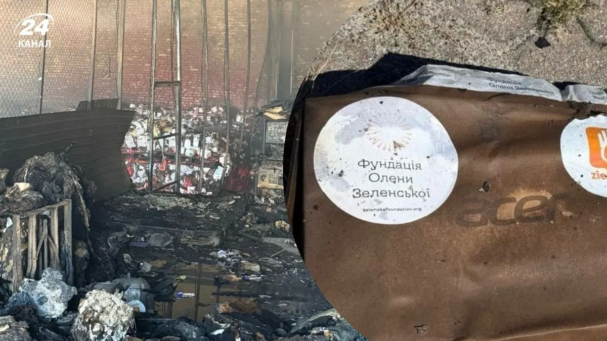 Дрони знищили склад Фундації Олени Зеленської: гуманітарну допомогу доведеться доставляти пізніше
