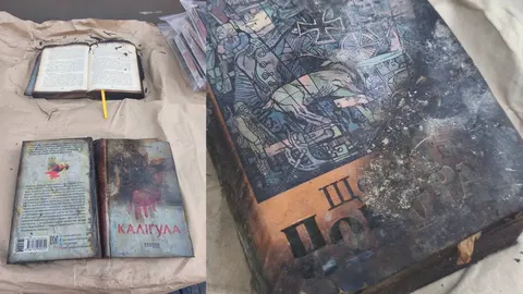 Обгорілі книжки зі зруйнованого складу «Ранку» привезли на BestsellerFest у Львові