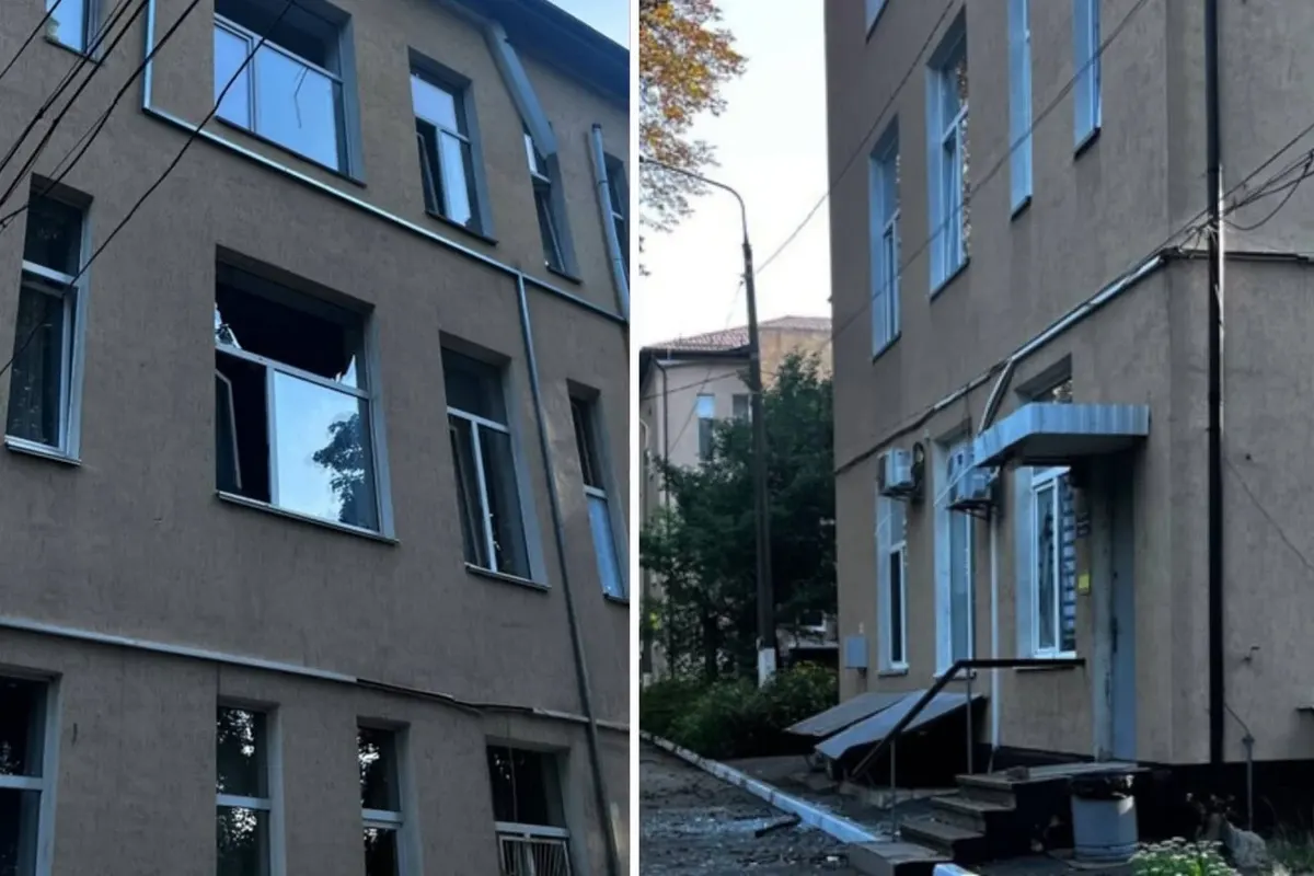 У Києві під час нічної атаки пошкоджено дитячу інфекційну лікарню