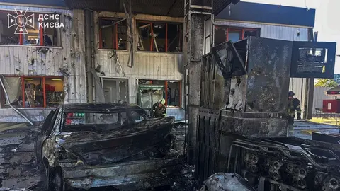 Атака на АЗС у Києві: що сталося в Голосіївському районі та що відомо