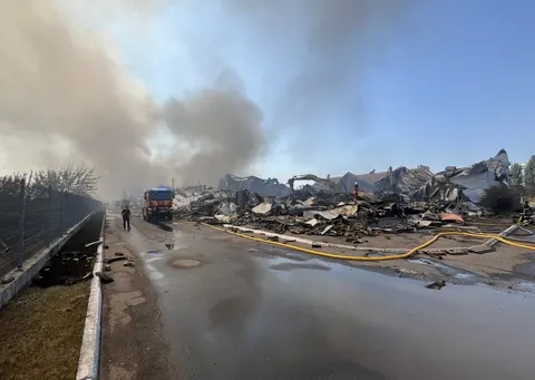 Нічна атака на Київщину: знищено логістичний комплекс Denka Logistics у Чайках