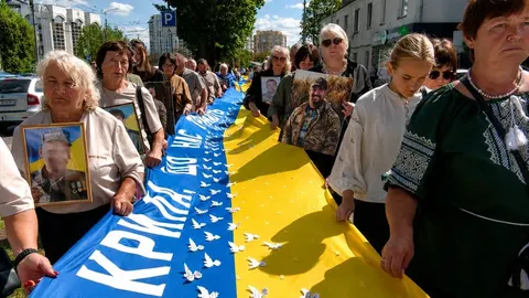 У Луцьку 250 волинян пройшли ходою пам’яті загиблих захисників